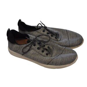 Men's Toms Black White Lace-up Shoes Size 11